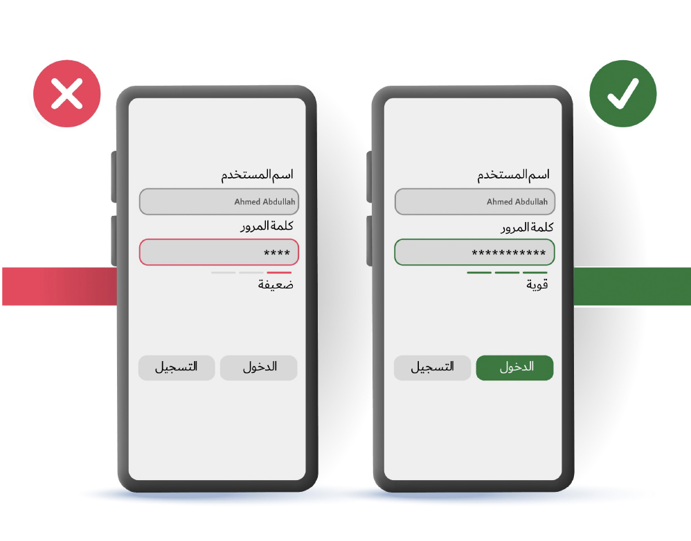 أمان كلمة المرور